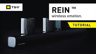 Tutorial REIN™ 51 Wireless Sound System de Thonet amp Vander [upl. by Yrrad572]