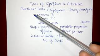 Test Of Significance For Attributes [upl. by Aiekam]