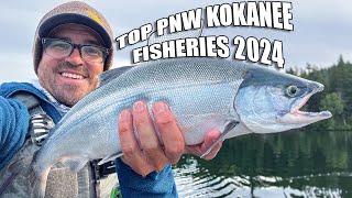 Best Kokanee Fisheries PNW 2024 [upl. by Ollehto129]