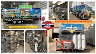 Wheely Kosher Pizza Trailer with Tripple Conveyor Oven [upl. by Engle109]