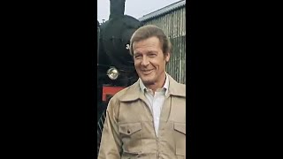 Roger Moore  Filming Octopussy on the Nene Valley Railway 1982 [upl. by Queen]