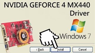 Geforce4 MX 440 driver fix Windows 7  8  10 [upl. by Leopoldeen]