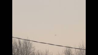 Kalitta Air Boeing 7474B5F flying over our house [upl. by Filler]