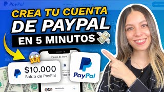 COMO CREAR CUENTA DE PAYPAL PASO A PASO 2024 💰 [upl. by Jase]