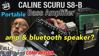 Can a bass amp be small and portable and sound OK Could the Caline Scuru S8B can achieve that [upl. by Donni]