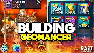 Building Geomancer to Be a BEAST in Raid Shadow Legends [upl. by Kopple288]