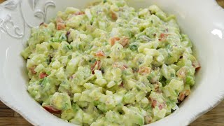 Avocado and Eggs Salad Recipe [upl. by Litnahs]