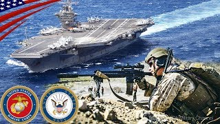 【海軍と海兵隊の違いとは？】世界最強の戦闘力！アメリカ２軍の違いについてクールな映像と任務内容などの紹介！ [upl. by Yenffit616]