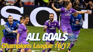 Every Champions League goal 201617  The BBC on fire amp two amazing Cristiano hattricks [upl. by Thetisa]