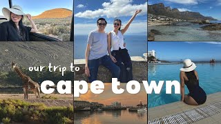 CAPE TOWN VLOG  work trip safari hiking amp wine tasting [upl. by Garvin]