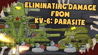 Eliminating damage from KV6 Parasite  Cartoons about tanks [upl. by Colis]