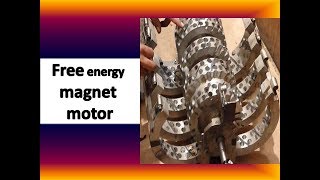 Free energy generator by wasif kahloon new real disign of magnet motor [upl. by Rahs335]