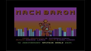 COMMODORE 64  MACH BARON  VERSION 11  NEW GAME 2024 [upl. by Humo]