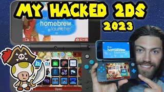 Whats on my HACKED 3DS 2023 [upl. by Ycnahc802]