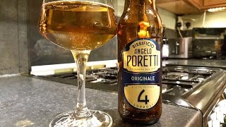 Birrificio Angelo Poretti Originale 4 Luppoli  Italian Beer Review [upl. by Robbie]