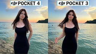 DJI Osmo Pocket 4 Vs DJI Osmo Pocket 3 Camera Test Comparison [upl. by Cailly191]