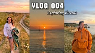 Exploring Étretat  Normandie  Must visit place  tibetanvlogger sisters [upl. by Meerak]