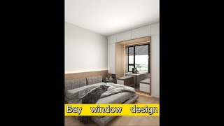 Bay window design  House design idea  bathroom design house shorts [upl. by Norri]