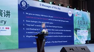 5 Messages From CleanTech to Hydrogen Leaders at SNEC H2 amp ES 2023 Shanghai togetherwearestronger [upl. by Beckie]