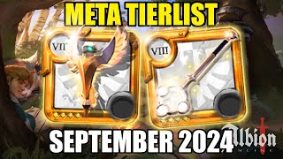 SEPTEMBER 2024 META TIERLIST  Albion Online [upl. by Nothsa]