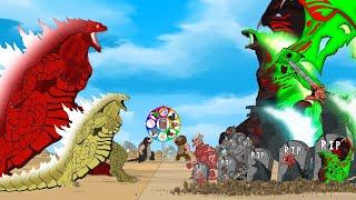 Godzilla Monsters Ranked From Weakest To Strongest Rescue GODZILLA amp KONG Size Comparison [upl. by Nahtaj630]