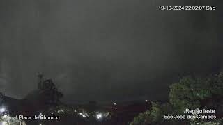 Céu de São José dos Campos Carvalho Pinto Airton Sennasempre com chuvas ao vivo e meteoros [upl. by Cy]