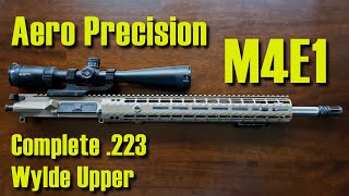 Aero Precision M4E1 223 Wylde Upper Review  Long Range Accuracy [upl. by Frick636]