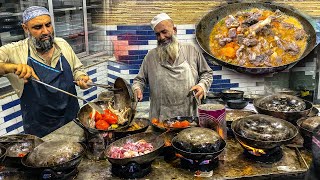 EXTREME PAKISTANI STREET FOOD  ULTIMATE PESHAWARI MUTTON KARAHI RECIPE  MUTTON STREET FOOD RECIPE [upl. by Jala]