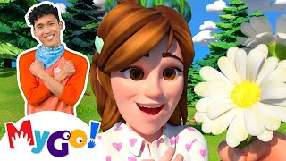 Daisy Bell 💐  CoComelon Nursery Rhymes  Happy Valentines Day  MyGo Sign Language For Kids [upl. by Tima]