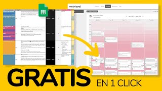 Crea un Plan de Contenidos para Redes Sociales en Tiempo Récord ⏱️  PLANTILLA [upl. by Gunn]