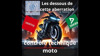 Contrôle technique moto  manipulation profit et scandale [upl. by Oirottiv]