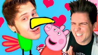 PEPA LA CERDA Y RUBIUS EL LORO  Video Reaccion [upl. by Einram]