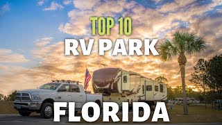 Top 10 Best RV Park in Florida You Must Visit  RV Camping Destinations in Florida [upl. by Anirdnajela]