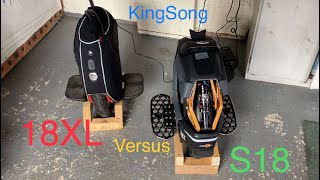 KingSong S18 versus 18XL [upl. by Ronica]