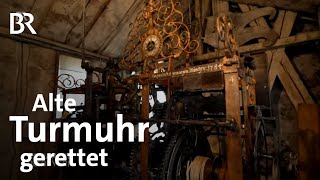 Historisches Werk gerettet Die alte Turmuhr in Ebersberg  Schwaben  Altbayern  BR [upl. by Eiramait215]