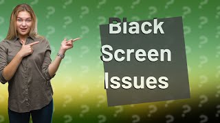 Why are parts of my computer screen black [upl. by Doersten]