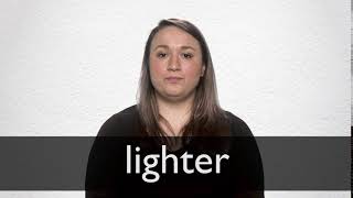 How to pronounce LIGHTER in British English [upl. by Atival]