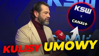 Szczegóły umowy z Canal  Kasa z Viaplay  Rywal quotPudzianaquot Wywiad z szefem KSW po konferencji [upl. by Lladnew]