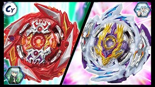 Death Solomon VS Rage Longinus BEYBLADE BURST DYNAMITE BATTLE [upl. by Yrrum]