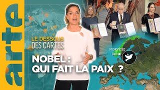 Prix Nobel  qui fait la paix   Le dessous des cartes  Lessentiel  ARTE [upl. by Annawyt46]