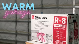 How to INSULATE a Garage Door  Owens Corning Garage Door Insulation Kit [upl. by Gnilrad50]