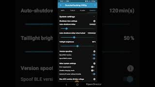 Scooter Hacking Utility App  Config Einstellungen  Mi Scooter Pro 21SProNinebot 05 2022 Neu [upl. by Anauqed957]