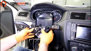 DIY Guide How to Replace the Turn Signal Wiper Combination Switch on a VW [upl. by Thayne]