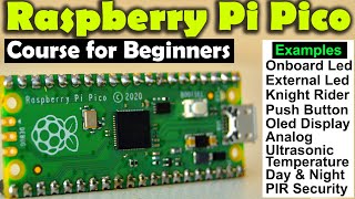 Raspberry Pi Pico RP2040 Programming in MicroPython Complete Course for Beginners with Examples [upl. by Elman]