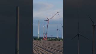 Die vierte Enercon E66 Windkraftanlage wird abgebaut🏗 😔 Windpark Feldheim 04052024 [upl. by Refinnaj520]