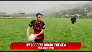 ITV BORDERS RUGBY PREVIEW  WALKERBURN 7s  24524 [upl. by Adamina]