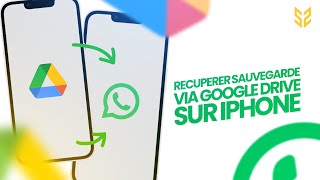 Restaurer sauvegarde WhatsApp Google Drive sur iPhone 2023 [upl. by Dwain769]