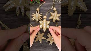 DIY Snowflake with Toilet Roll  Christmas Crafts [upl. by Scornik]