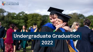 Undergraduate Graduation 2022  University of Chichester [upl. by Lari]