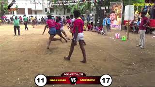 ILAMPARAVAI VS INDRA NAGAR  2ND ROUND  18 AGE MATCH  MUGALIVAKKAM KABADI TOURNAMENT  JM SPORTS [upl. by Tacy]